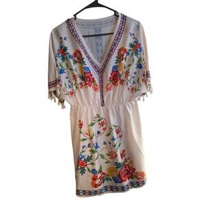 3/$15 Women's SHEIN Floral Cream Dress Large